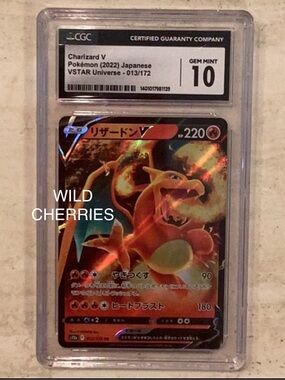Charizard V Japanese VSTAR Universe 013/172 Pokemon 2022 Holo S12a CGC 10 #13